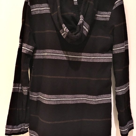 Element Boho Black Hooded Pullover - Picture 3 of 3